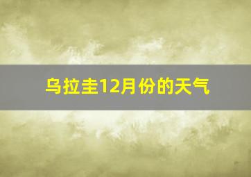 乌拉圭12月份的天气