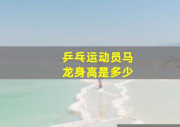 乒乓运动员马龙身高是多少