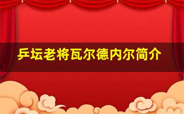 乒坛老将瓦尔德内尔简介