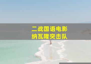 二战国语电影纳瓦隆突击队