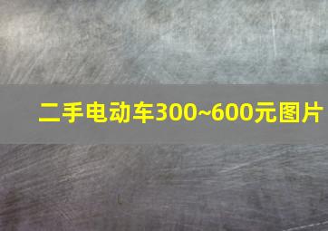 二手电动车300~600元图片