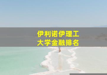 伊利诺伊理工大学金融排名