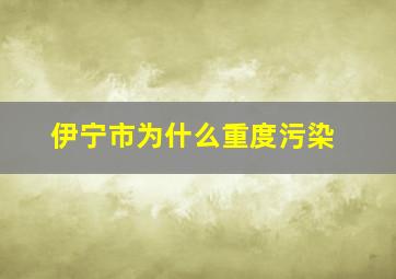 伊宁市为什么重度污染