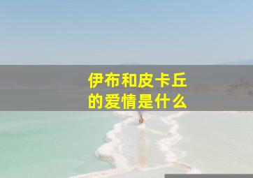 伊布和皮卡丘的爱情是什么