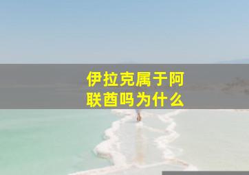 伊拉克属于阿联酋吗为什么