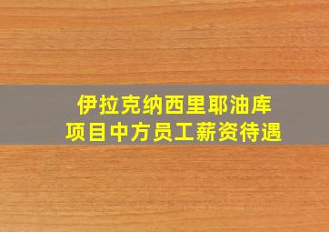 伊拉克纳西里耶油库项目中方员工薪资待遇