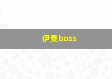 伊桑boss