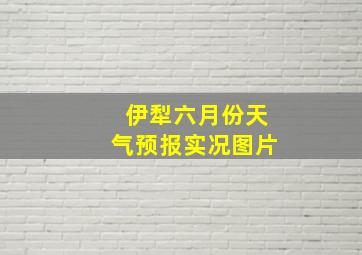 伊犁六月份天气预报实况图片