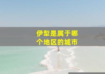 伊犁是属于哪个地区的城市