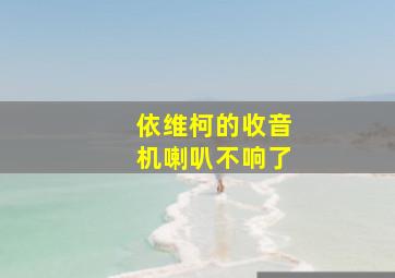 依维柯的收音机喇叭不响了