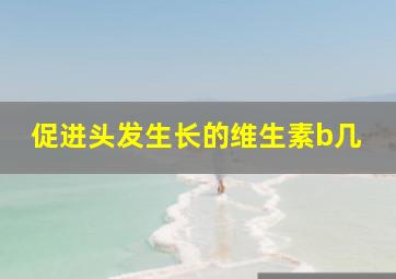 促进头发生长的维生素b几