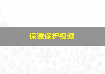 保镖保护视频