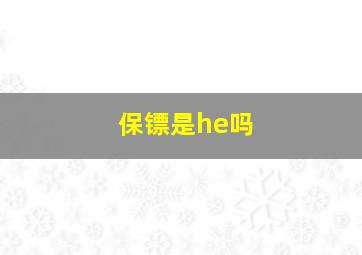 保镖是he吗