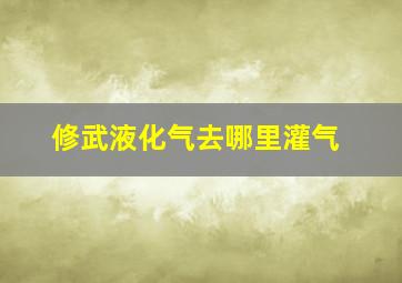 修武液化气去哪里灌气