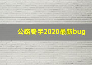 公路骑手2020最新bug