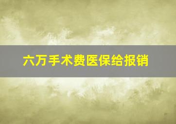 六万手术费医保给报销