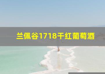 兰佩谷1718干红葡萄酒