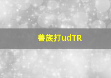 兽族打udTR