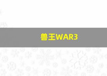 兽王WAR3