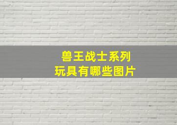 兽王战士系列玩具有哪些图片