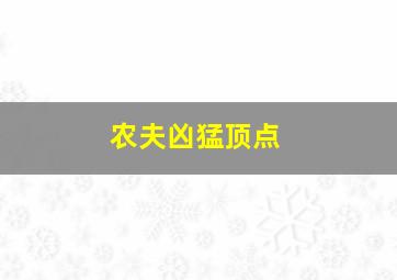 农夫凶猛顶点