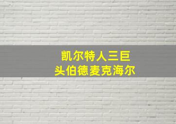 凯尔特人三巨头伯德麦克海尔