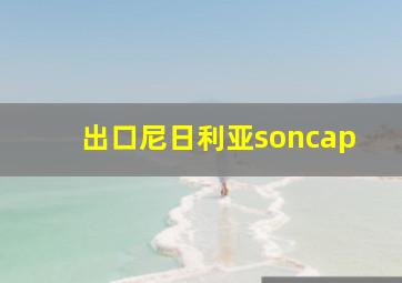 出口尼日利亚soncap