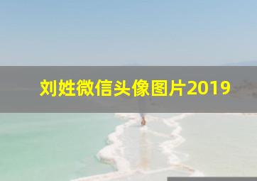 刘姓微信头像图片2019