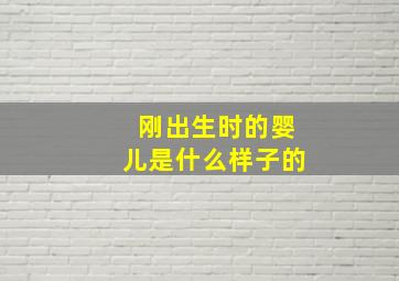 刚出生时的婴儿是什么样子的