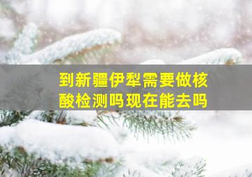 到新疆伊犁需要做核酸检测吗现在能去吗