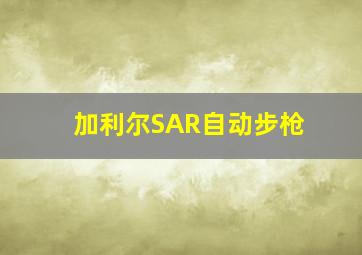 加利尔SAR自动步枪