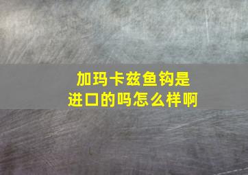 加玛卡兹鱼钩是进口的吗怎么样啊