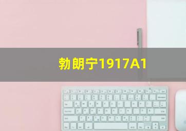 勃朗宁1917A1