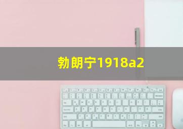 勃朗宁1918a2