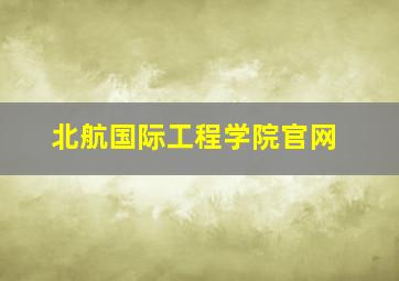 北航国际工程学院官网