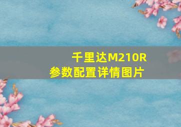 千里达M210R参数配置详情图片