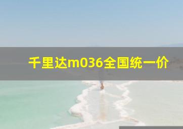 千里达m036全国统一价