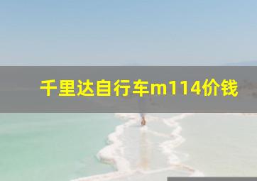 千里达自行车m114价钱