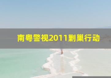 南粤警视2011剿巢行动