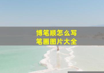 博笔顺怎么写笔画图片大全