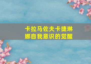 卡拉马佐夫卡捷琳娜自我意识的觉醒