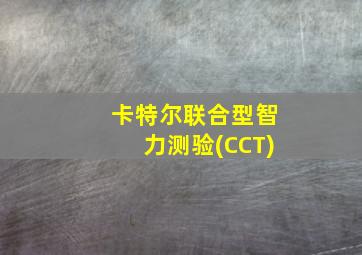 卡特尔联合型智力测验(CCT)