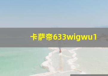 卡萨帝633wigwu1