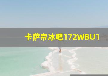 卡萨帝冰吧172WBU1