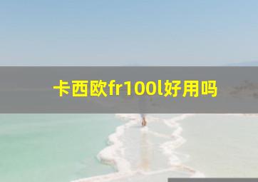 卡西欧fr100l好用吗