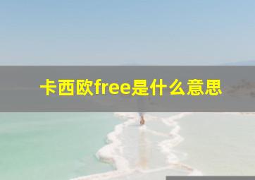 卡西欧free是什么意思