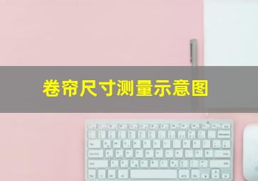 卷帘尺寸测量示意图