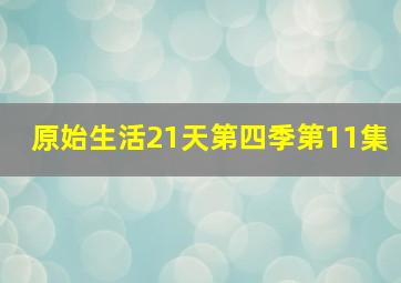 原始生活21天第四季第11集