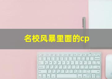 名校风暴里面的cp