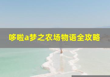 哆啦a梦之农场物语全攻略